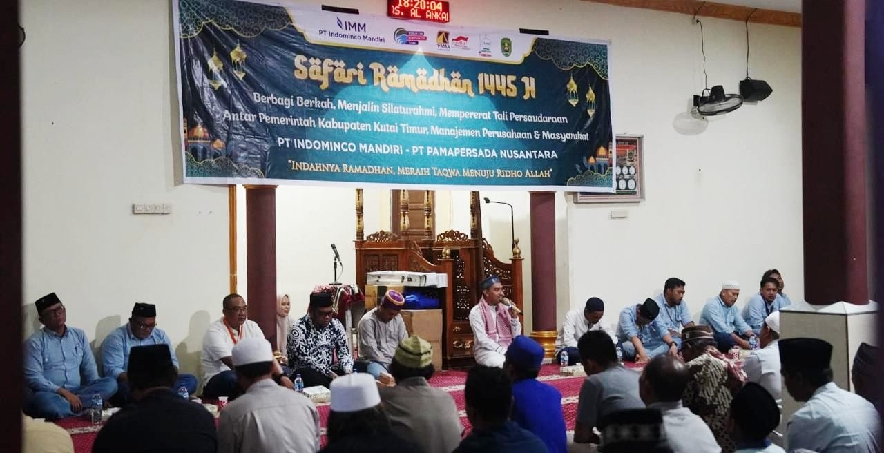 Pemkab Kutim kolaborasi Perusahaan Indominco Mandiri dan Pama persada Nusantara gelar safari Ramadan (dok: indeksmedia)