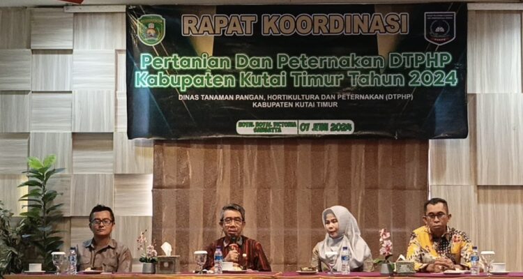 Bupati Kutim Ardiansyah Sulaiman hadiri rakor DTPHP (dok: ek)